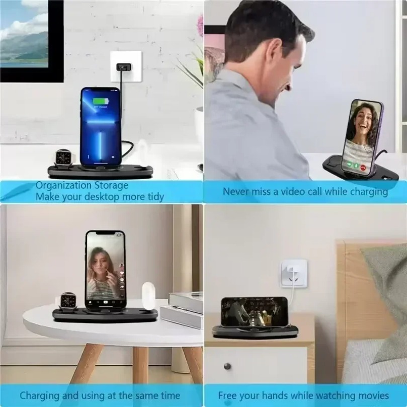 3 In 1 Fast Wireless Charger C - Smartwatch X12 recension och pris
