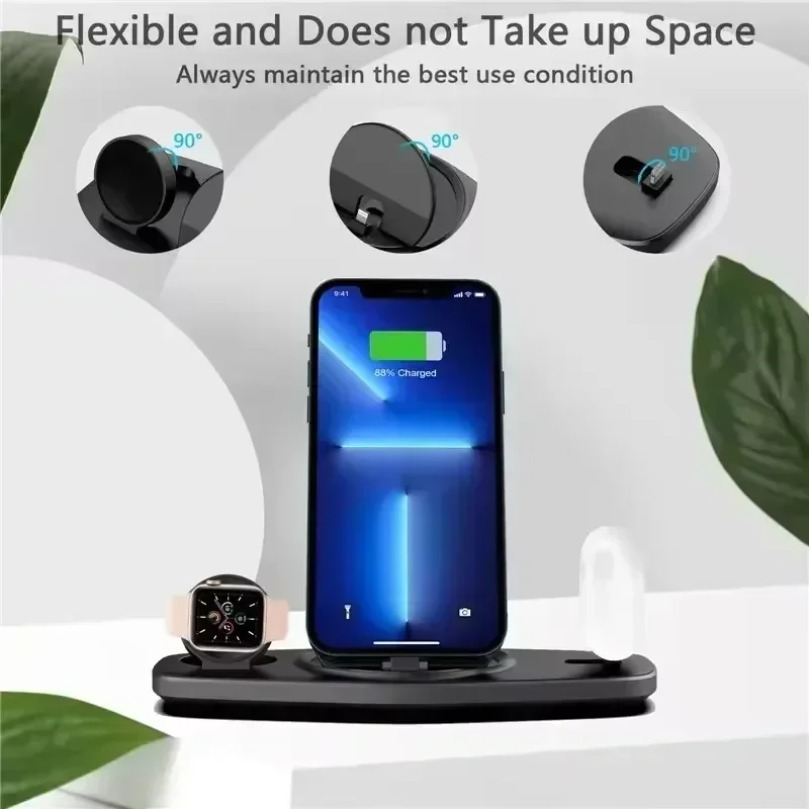 3 In 1 Fast Wireless Charger C - Smartwatch X12 recension och pris