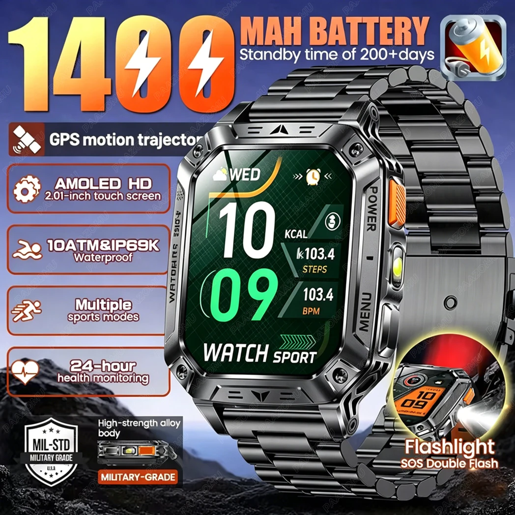 2026 New Built-in 1400mAh Supe - Smartwatch Custom recension och pris