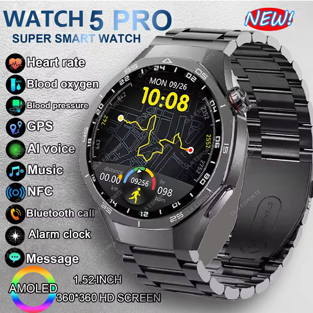 New Watch 5 Pro Smart Watch 1. - Smartwatch Custom recension och pris