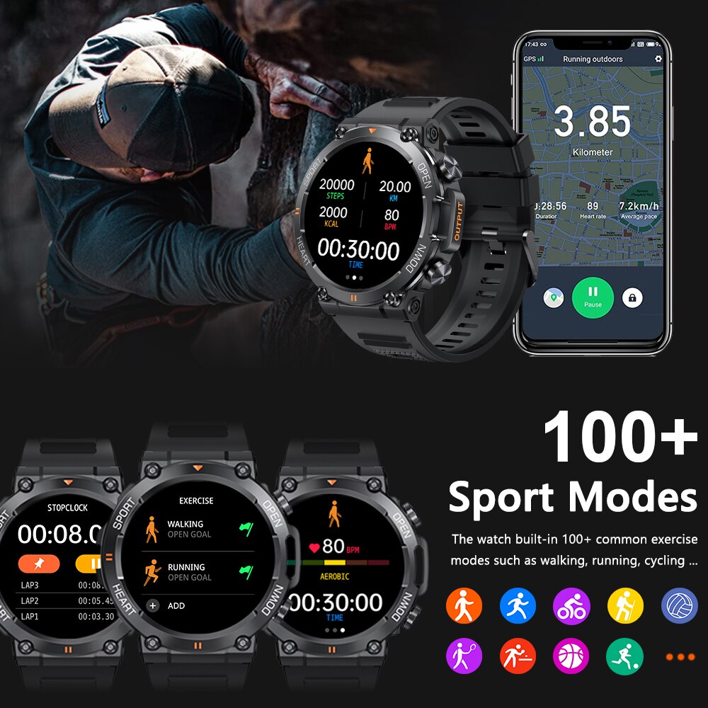MEVADEN 1.39 inch HD Bluetooth - Smartwatch Custom recension och pris